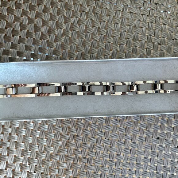 925 Sterling Silver bracelet Mexico 8" - Picture 3 of 8